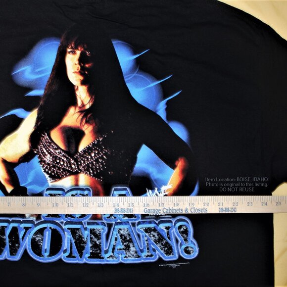 WWF CHYNA TEE SHIRT original deadstock UNWORN World Wrestling Federation diva - Picture 5 of 6
